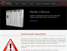 Tablet Screenshot of contric.com.br